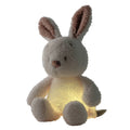 Veilleuse bébé lapin – 25 cm – Peluche douce bébé – Beige