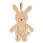 Attache-tétine doudou bébé – 26 cm – Lapin doudou porte-sucette
