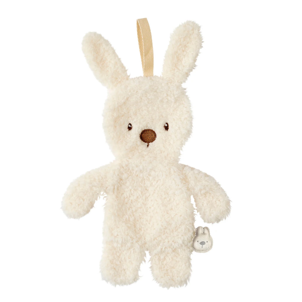 Attache-tétine doudou bébé – 26 cm – Lapin doudou porte-sucette