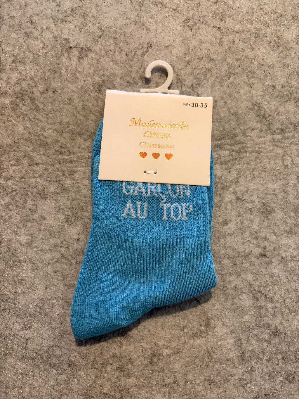 Chaussettes « Garçon au top »