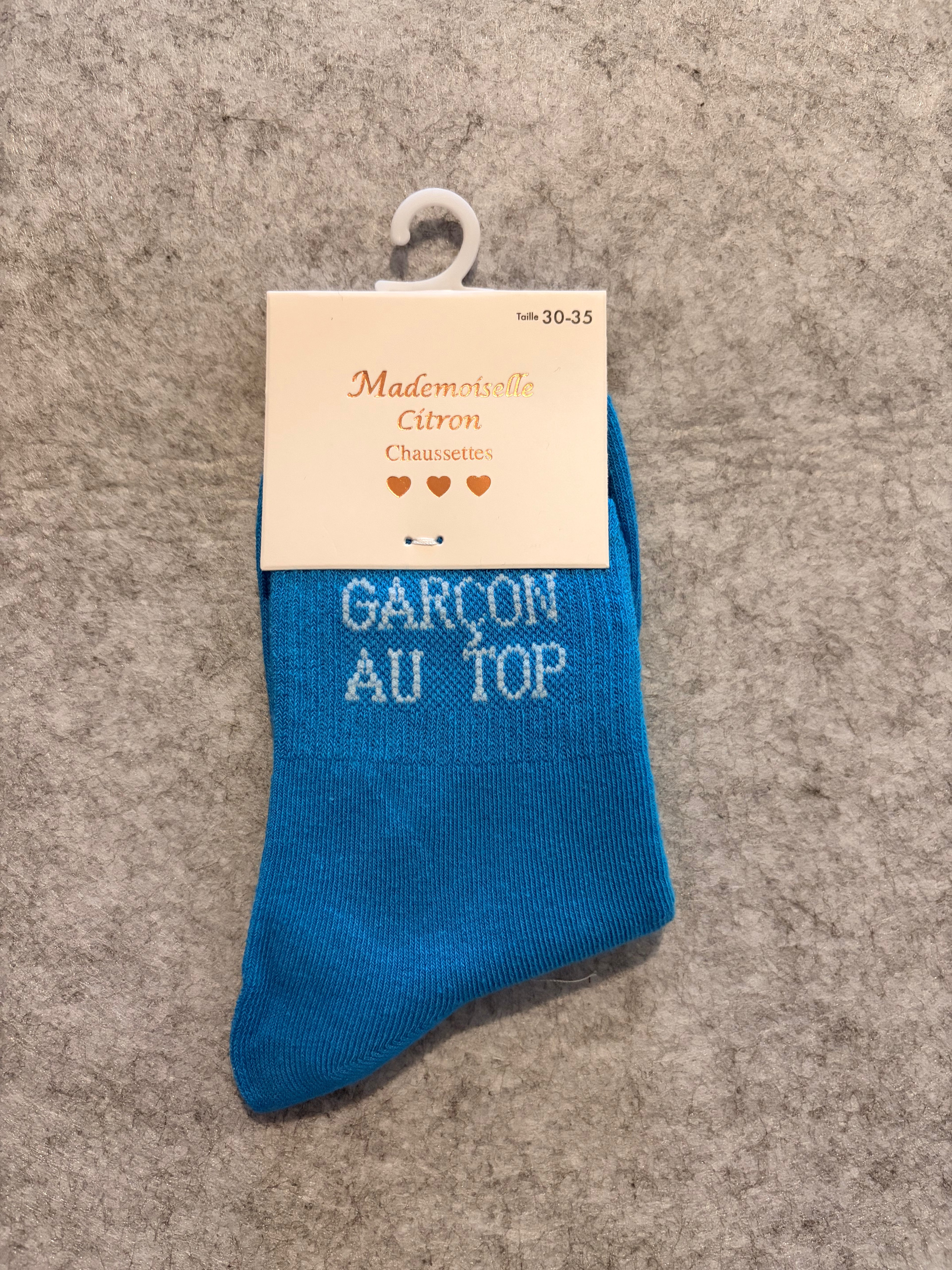 Chaussettes « Garçon au top »