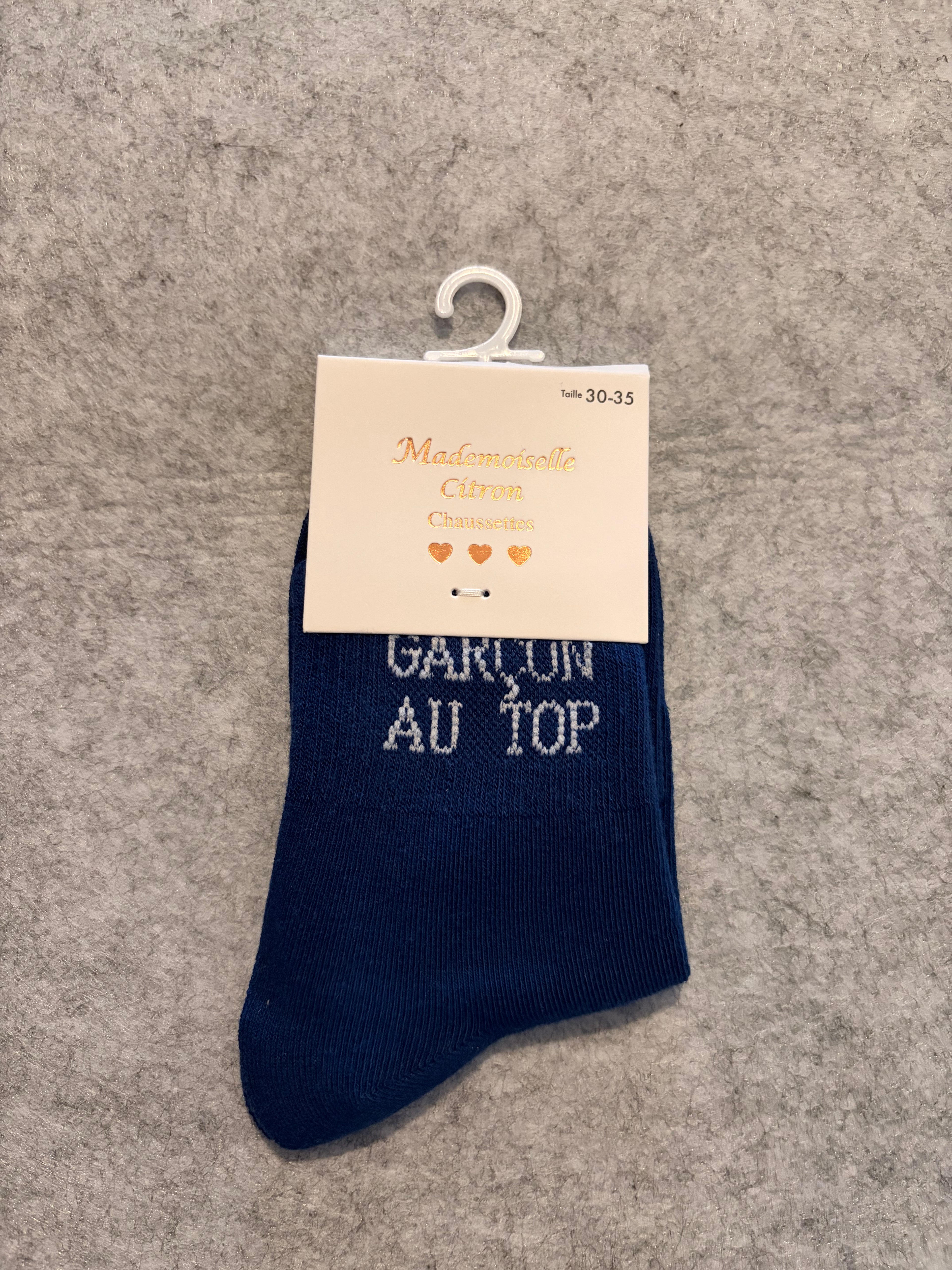 Chaussettes « Garçon au top »