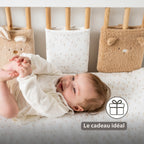 Set de protections de lit 6 pièces – Protège-barreaux lit bébé – Sécurité de lit douce
