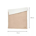 Couverture supersoft beige 100x75 cm – Couverture bébé double face