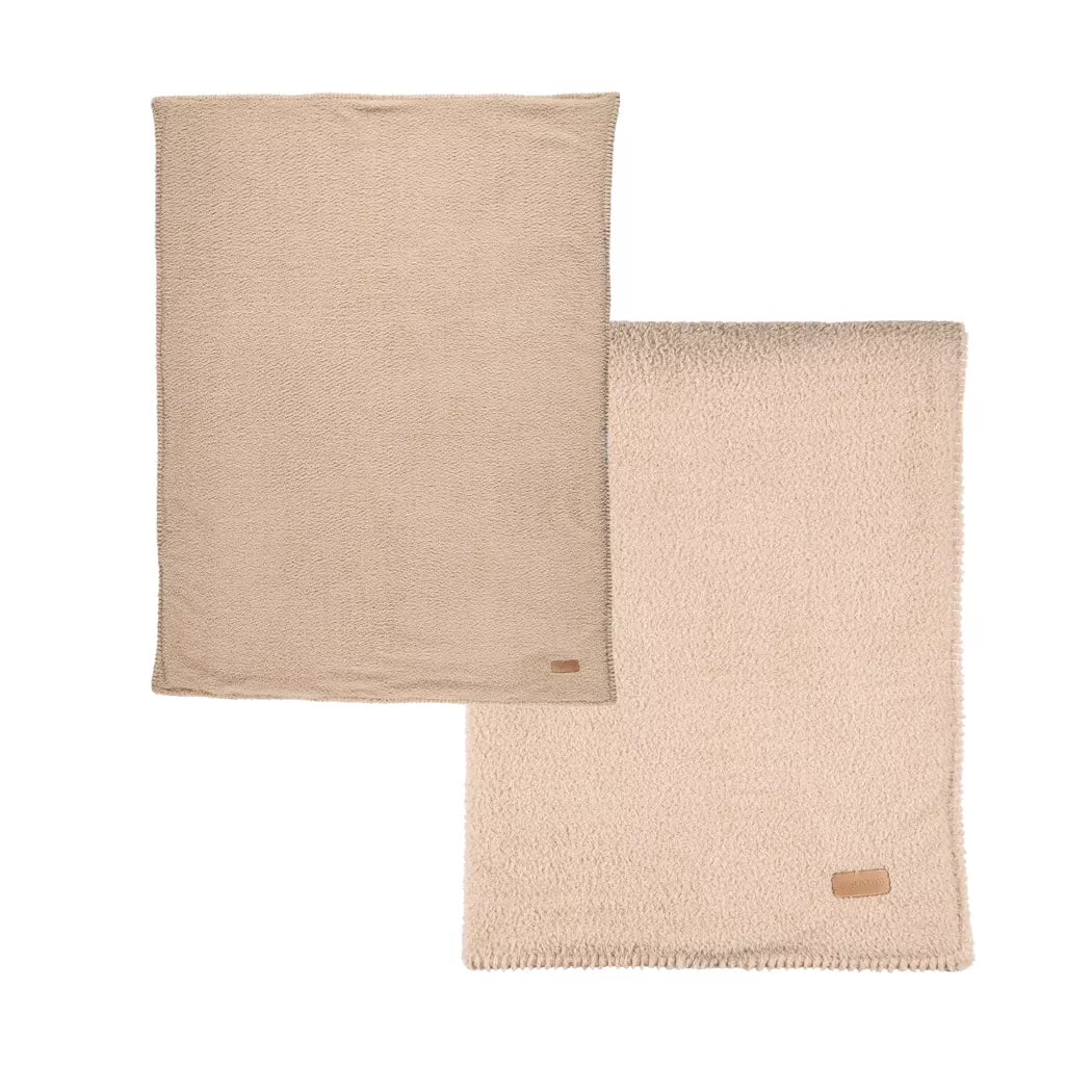Couverture supersoft beige 100x75 cm – Couverture bébé double face