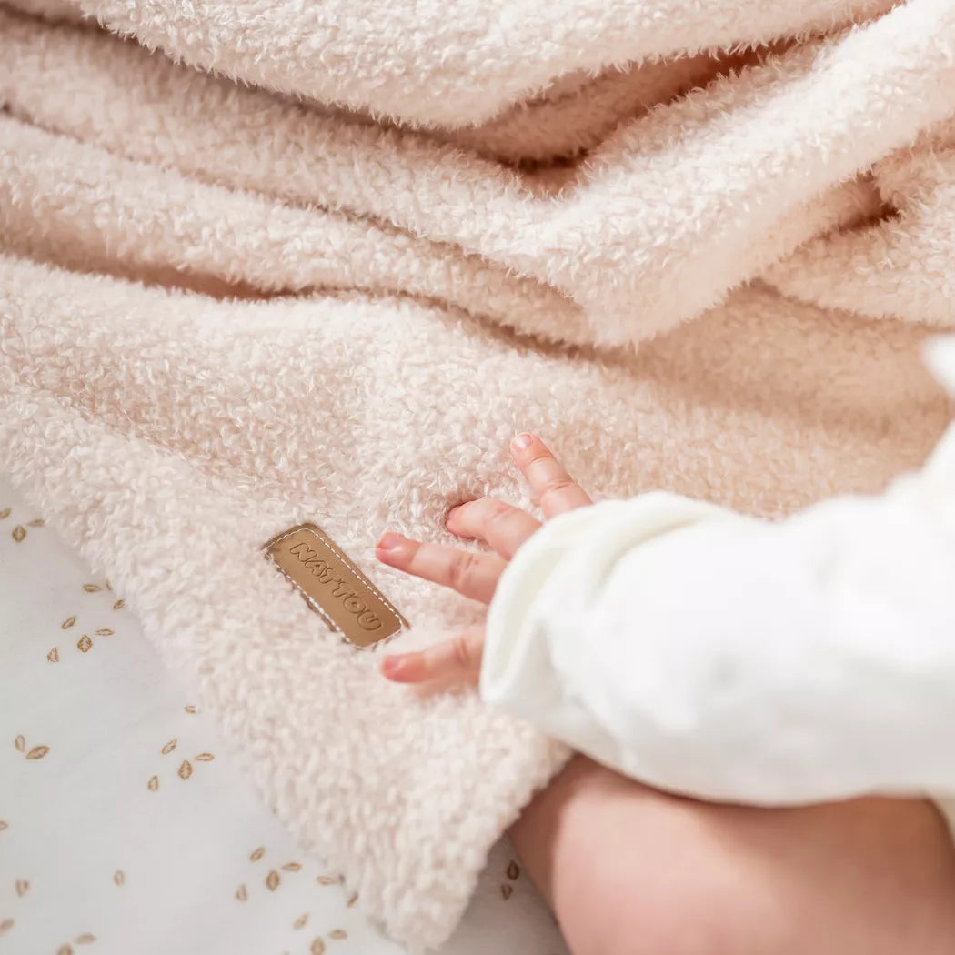 Couverture supersoft beige 100x75 cm – Couverture bébé double face